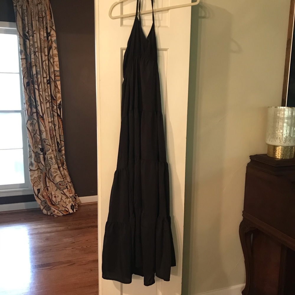 Halter maxi dress